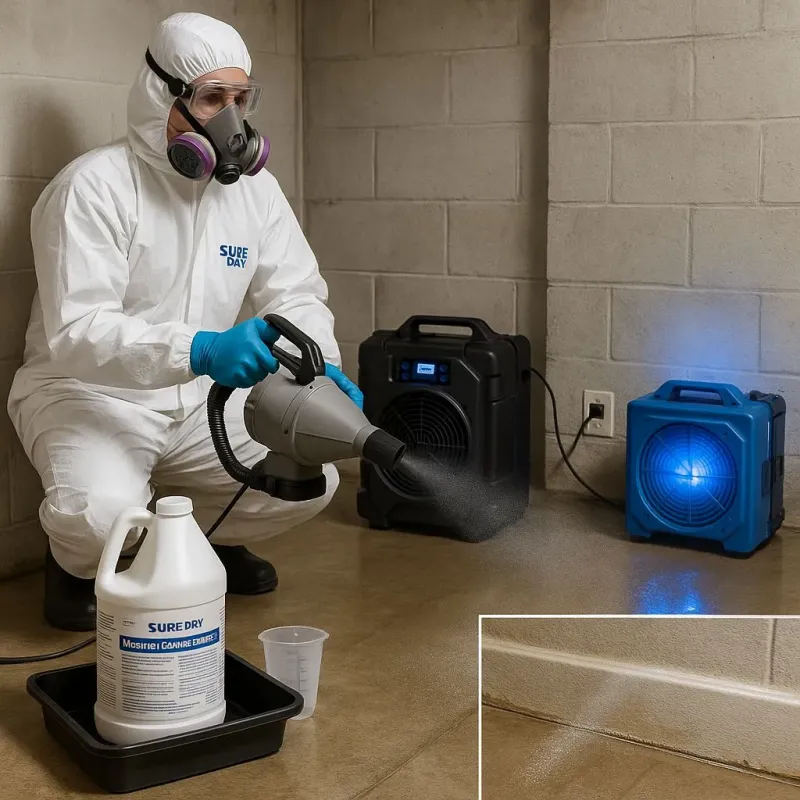 Sanitization and Odor Removal process in Thompsonville, PA