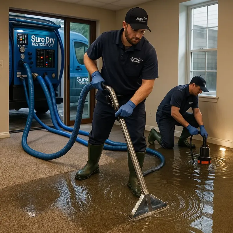 Water Extraction and Removal process in Thompsonville, PA